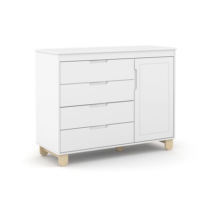 Cómoda Matic Zupy Clean Laq. Blanco Soft/Natural