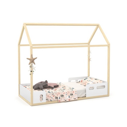 Cama Matic Liv 1900 Laq. Blanco Soft/Natural