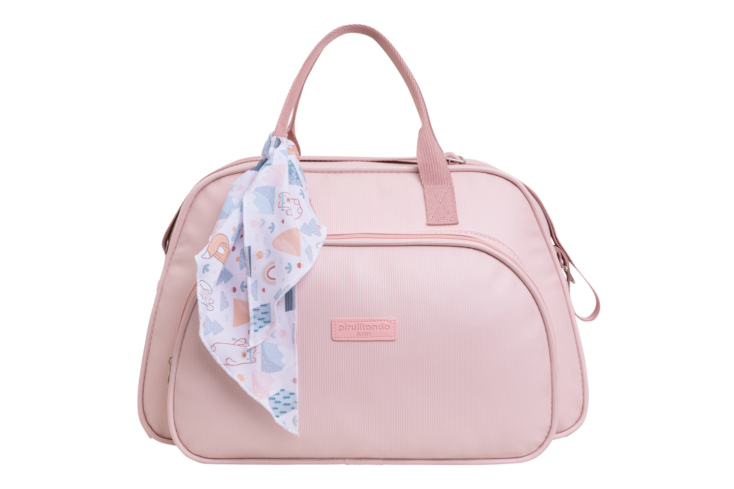 Kit Arco Iris Rosa Bolso Grande + Bolso Mediano + Mochila
