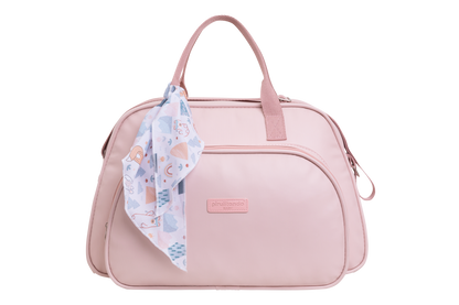 Kit Arco Iris Rosa Bolso Grande + Bolso Mediano + Mochila
