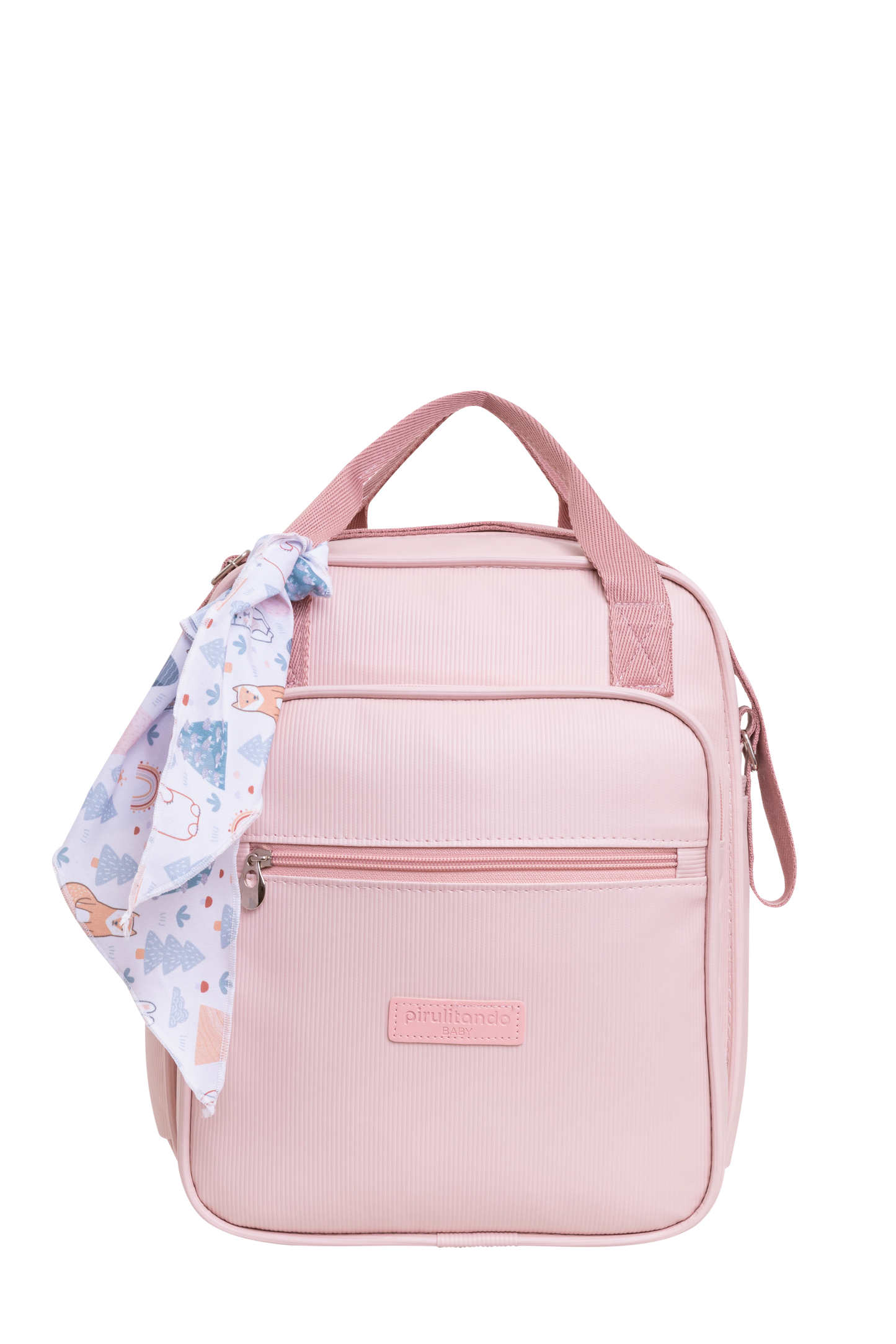Kit Arco Iris Rosa Bolso Grande + Bolso Mediano + Mochila