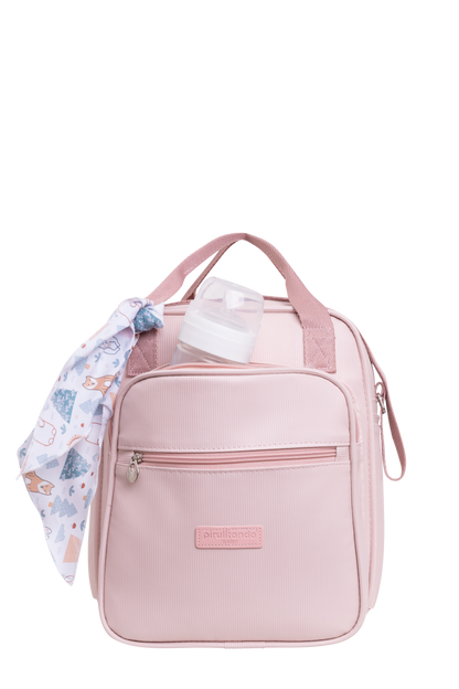 Bolso Maternidad Mediano Arco Iris Rosa