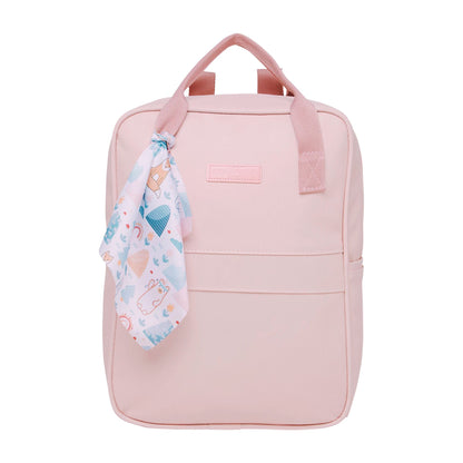 Kit Arco Iris Rosa Bolso Grande + Bolso Mediano + Mochila