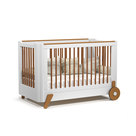 Cuna 3 en 1 Matic Fun Laqueado Blanco Soft/Eco Wood
