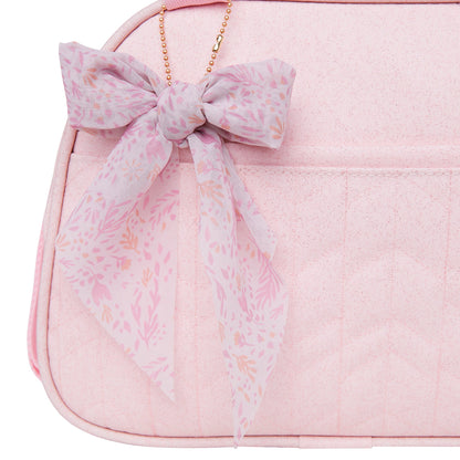 Bolso Maternidad Mediano Glitter Rosa