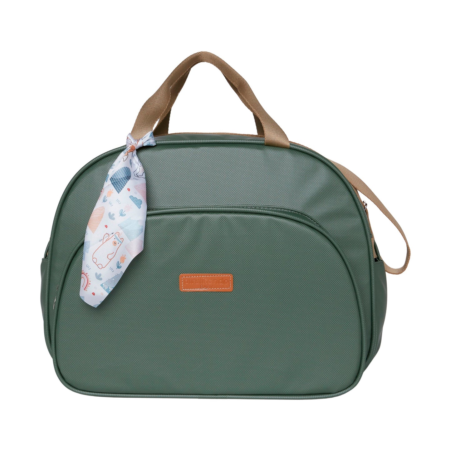 Bolso Maternidad Grande Brotinho Verde Musgo