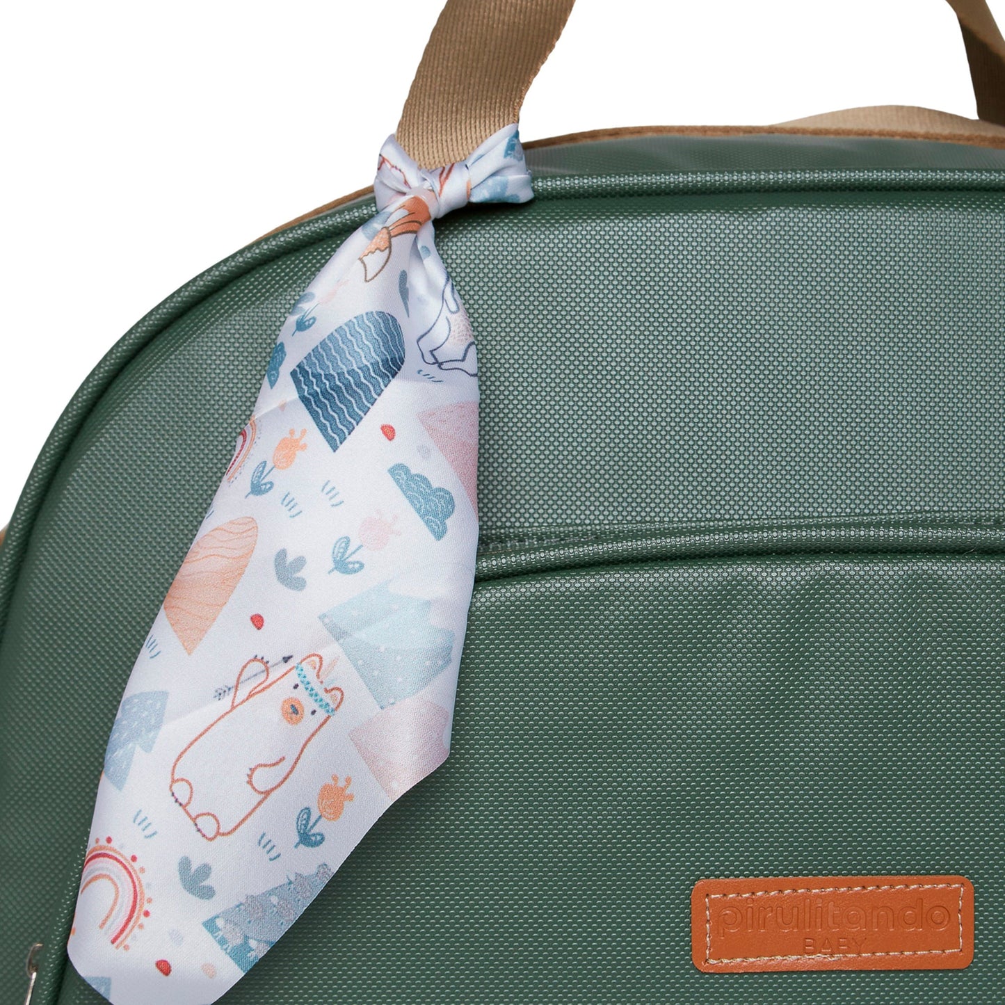 Bolso Maternidad Grande Brotinho Verde Musgo