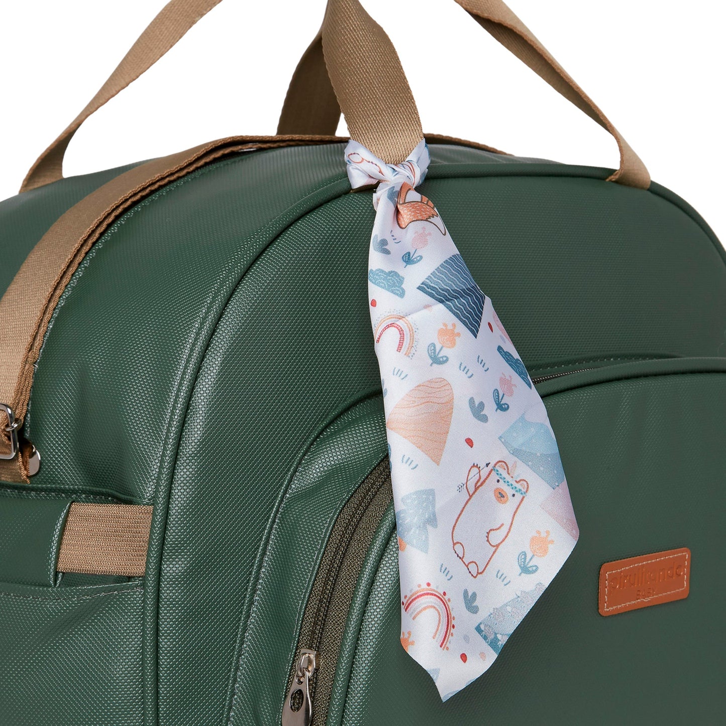 Bolso Maternidad Grande Brotinho Verde Musgo