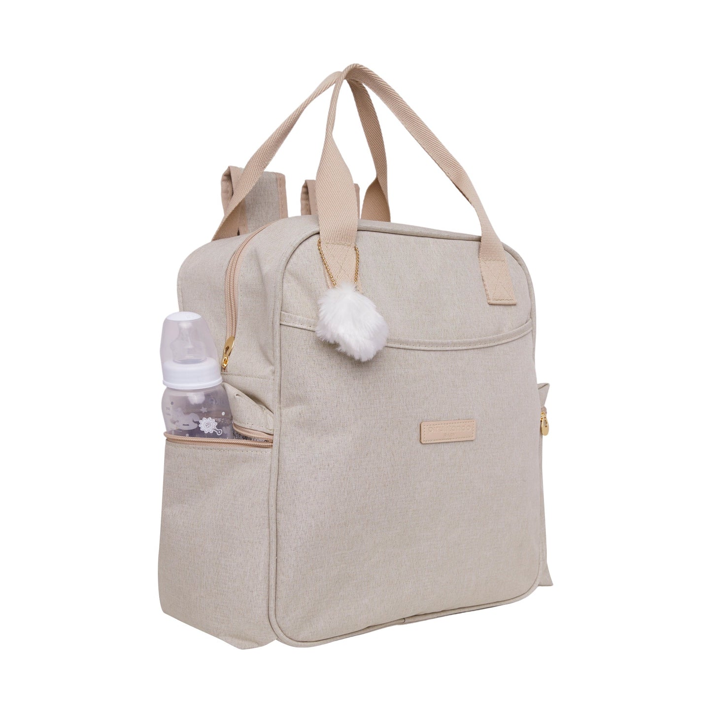 Mochila Maternidad Grande Aconchego Marfim