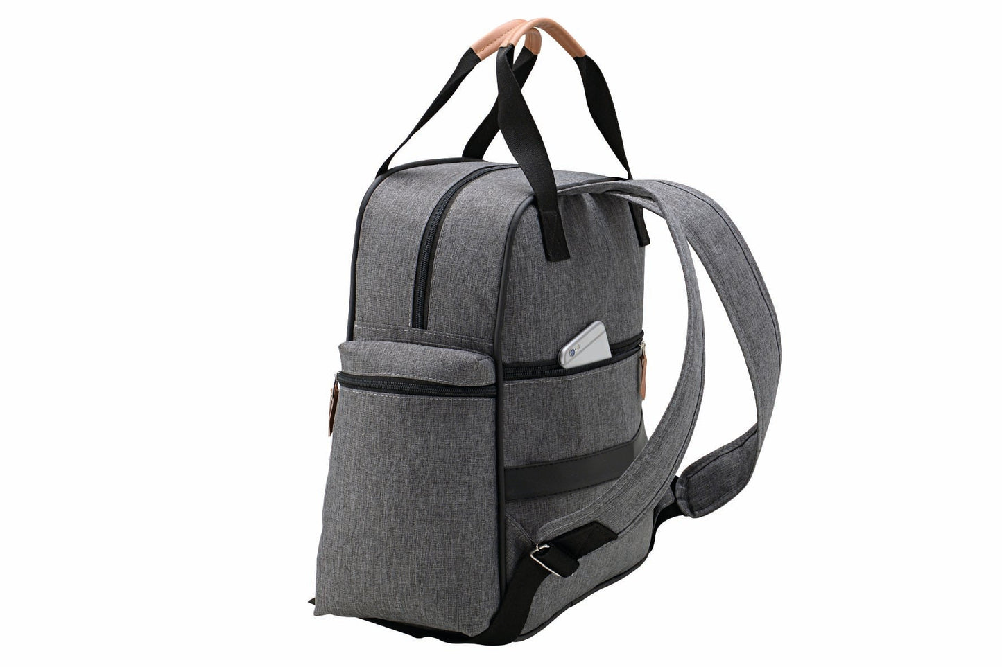 Mochila Maternidad Grande Aconchego Gris