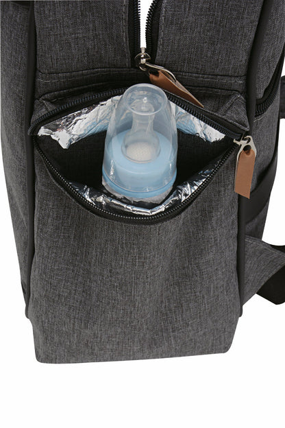 Mochila Maternidad Grande Aconchego Gris
