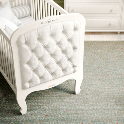 Cuna Matic Provence Capitone Laqueado Blanco Soft