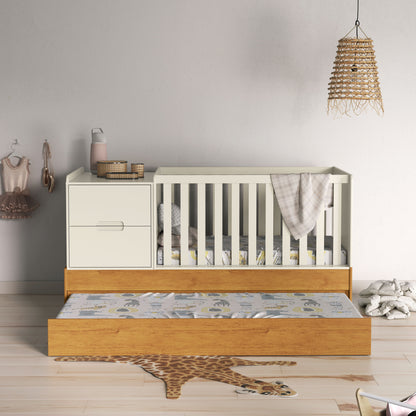 Cuna Matic Formare Laqueado Off White/Freijo