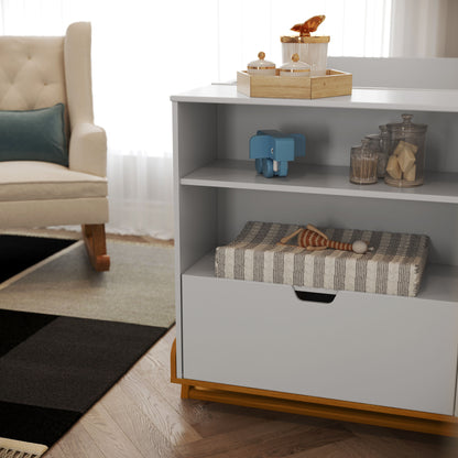 Cuna Matic Maxx Laqueado Blanco Soft/Freijo/Eco Wood