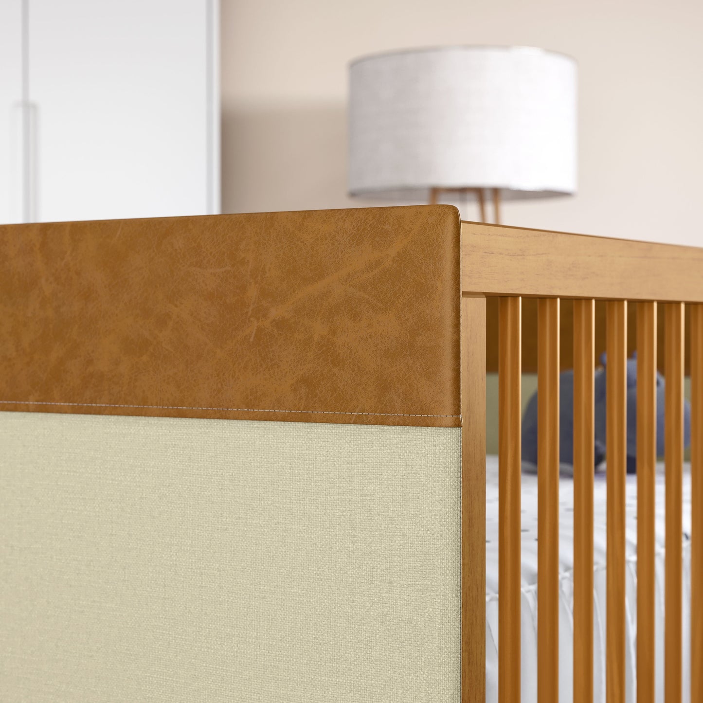 Cuna Matic Tess Laqueado Freijo/Eco Wood