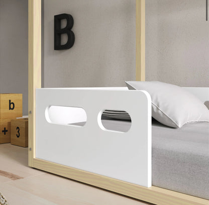 Cama Matic Liv 1900 Laq. Blanco Soft/Natural