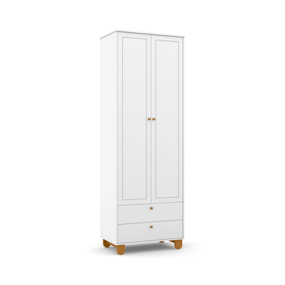 Ropero 2 Pts Matic Zupy Laq. Blanco Soft/Eco Wood