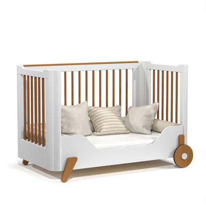 Cuna 3 en 1 Matic Fun Laqueado Blanco Soft/Eco Wood