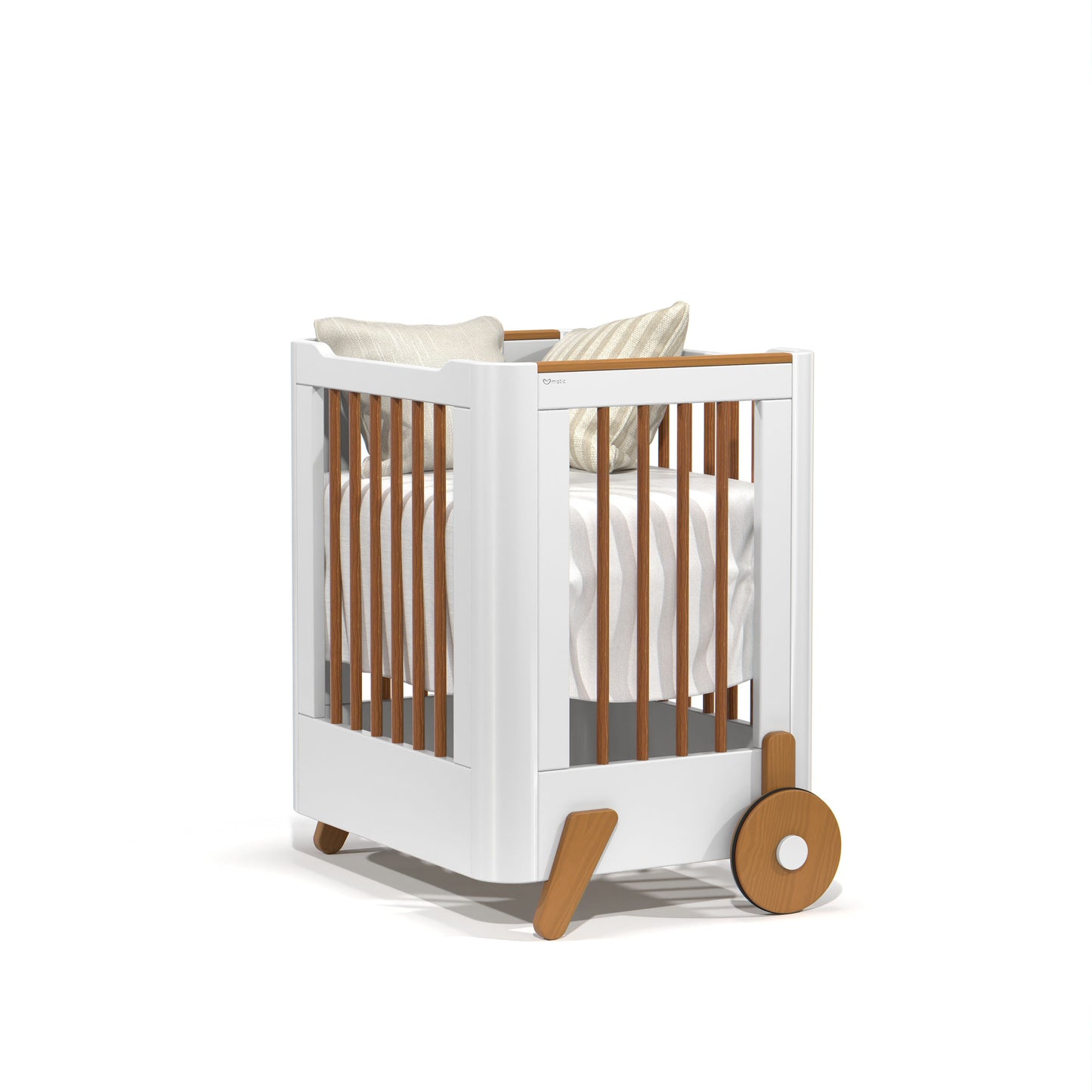 Cuna 3 en 1 Matic Fun Laqueado Blanco Soft/Eco Wood