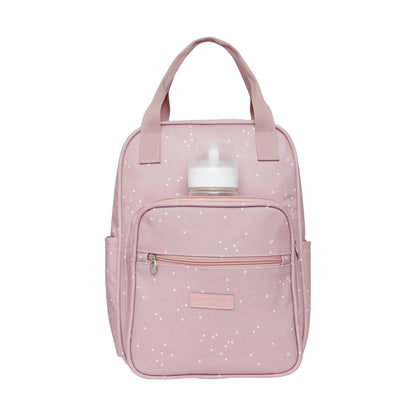 Mochila Maternidad Con Bolsillo Térmico Bolinhas Rose