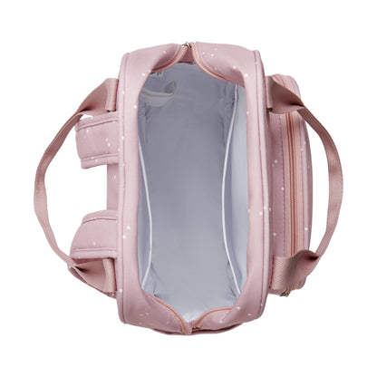 Mochila Maternidad Con Bolsillo Térmico Bolinhas Rose
