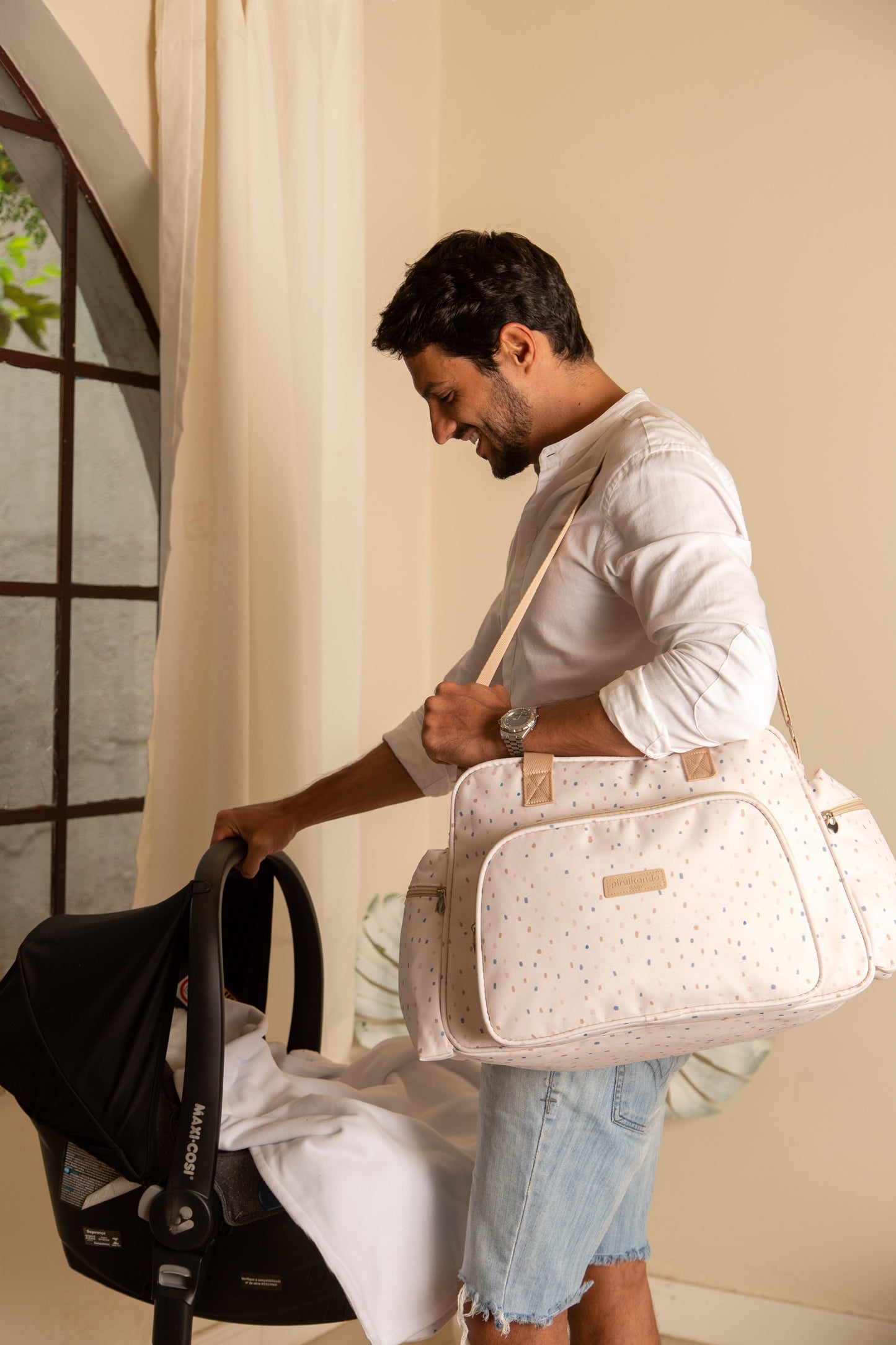 Kit Confete Bolso Grande + Mochila Mediana + Mochila Pequeña + Necessaire