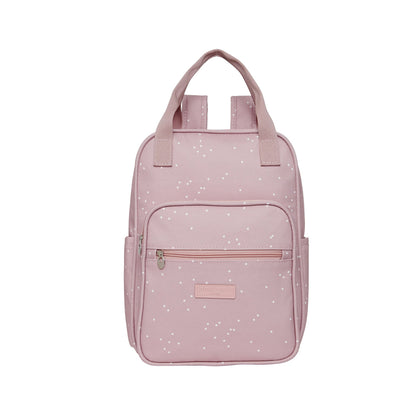 Mochila Maternidad Con Bolsillo Térmico Bolinhas Rose