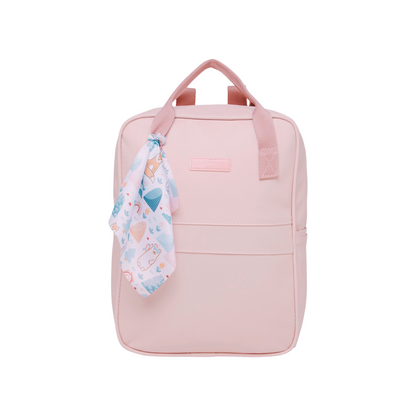 Mochila Maternidad Mediana Arco Iris Rosa