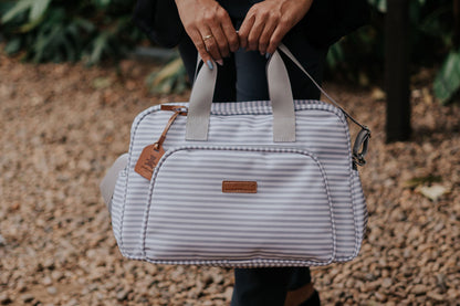 Bolso Maternidad Grande Crescer Gris